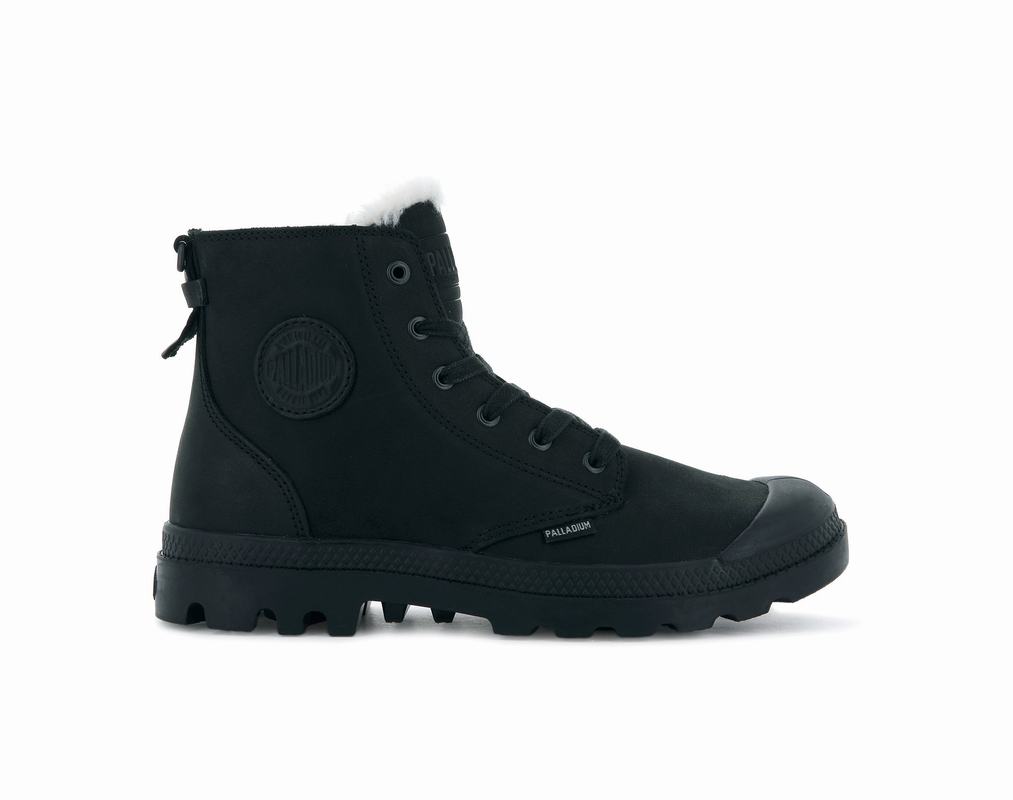 Palladium Pampa Hi Pilot Men's Boots Black (DTPE20591)